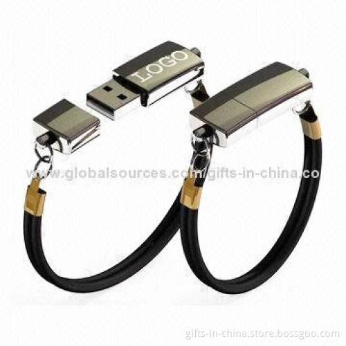 Bracelet 16GB USB Flash Drives, Free Logo Cost, Uses Branded A Grade Microchips